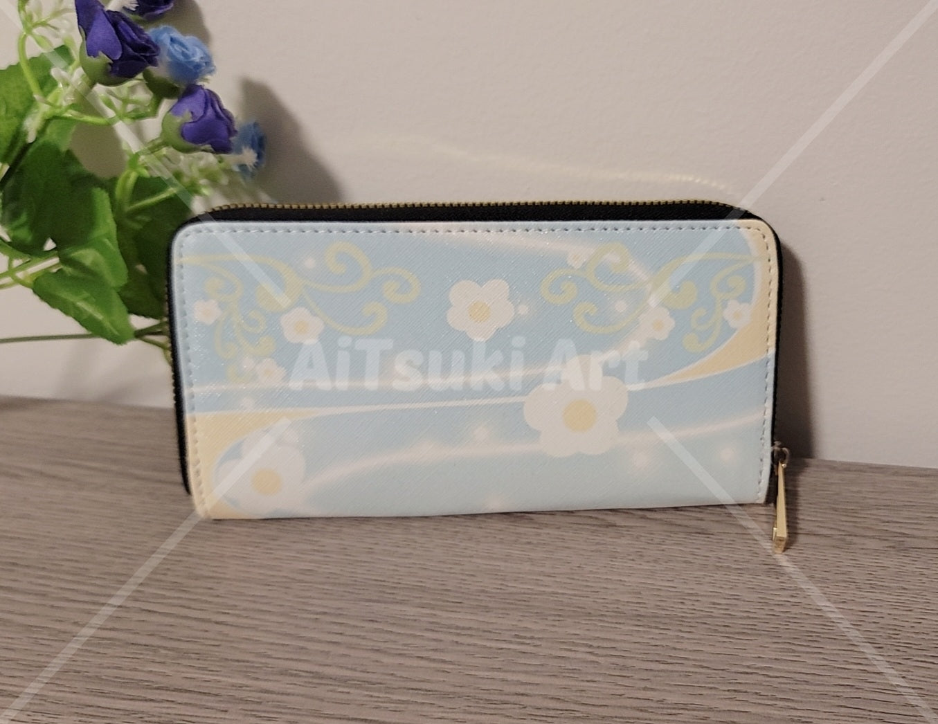 Dazzling Flower Long Wallet