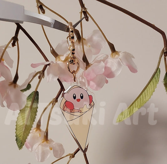 Kirby Crepe Keychain/ Sticker