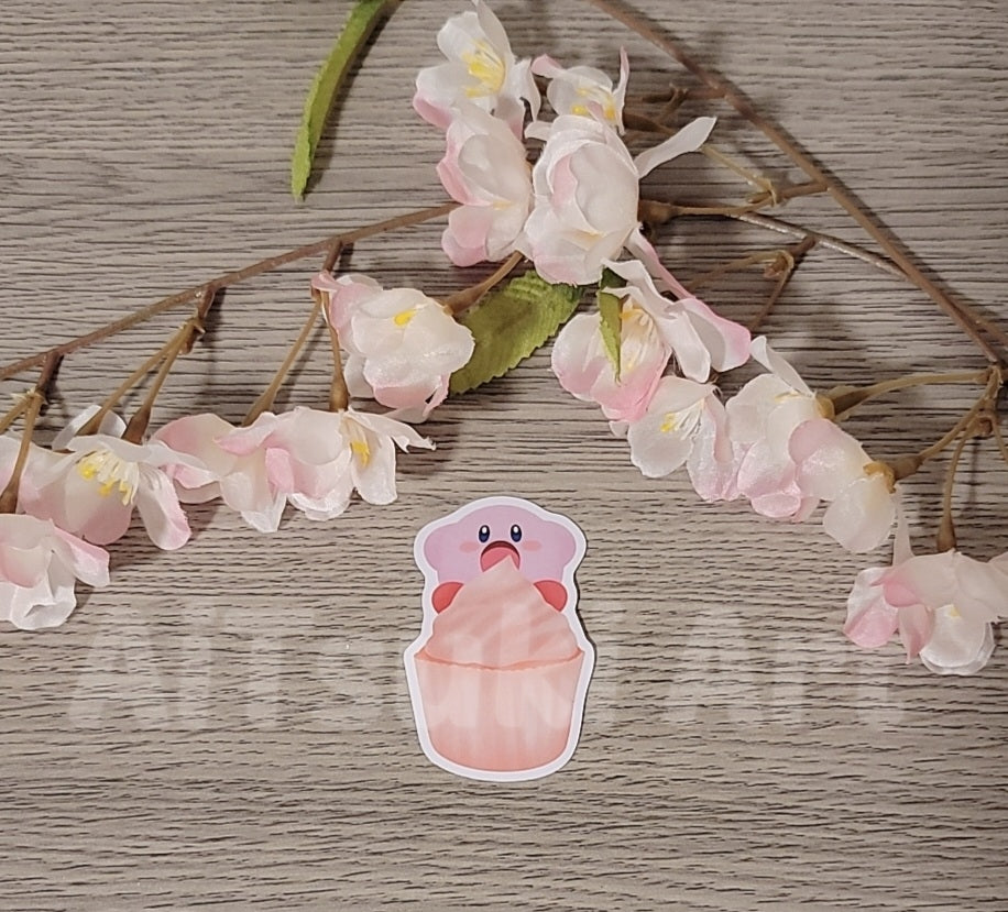 Kirby Crepe Keychain/ Sticker