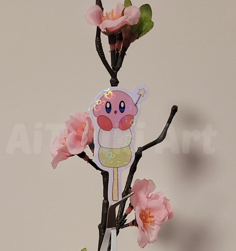 Kirby Dango Keychain/ Sticker