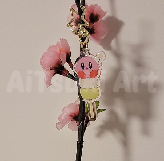 Kirby Dango Keychain/ Sticker
