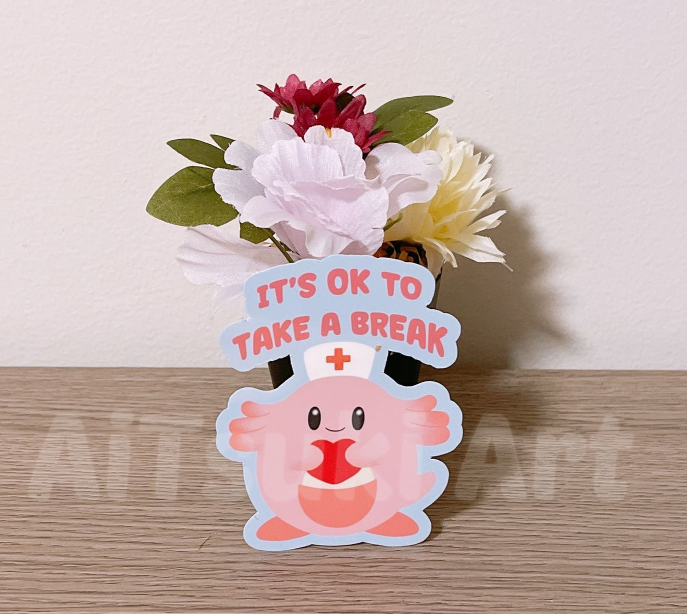 "It's Ok To Take A Break" Big Sticker