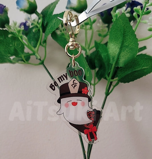 Be My Boo Keychain/ Sticker