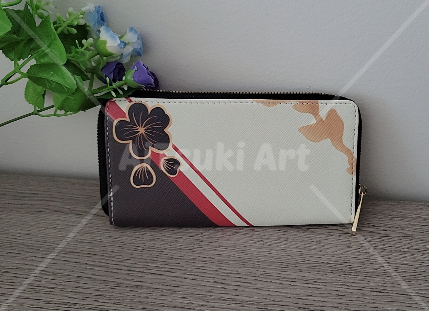 Elegant Rosy Gold Long Wallet