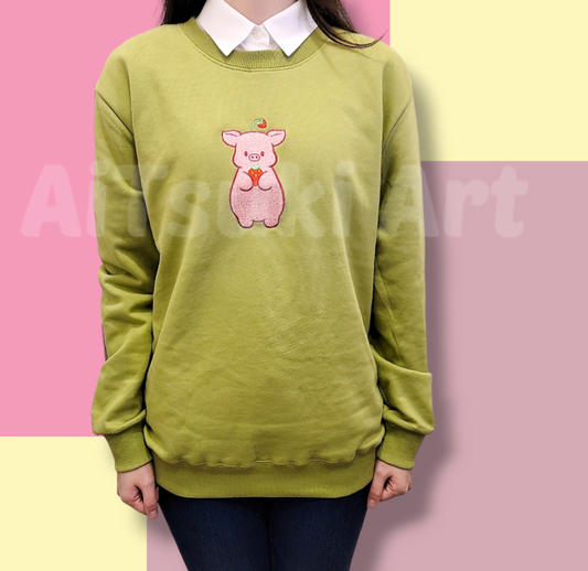 Strawberry Piggy Crewneck