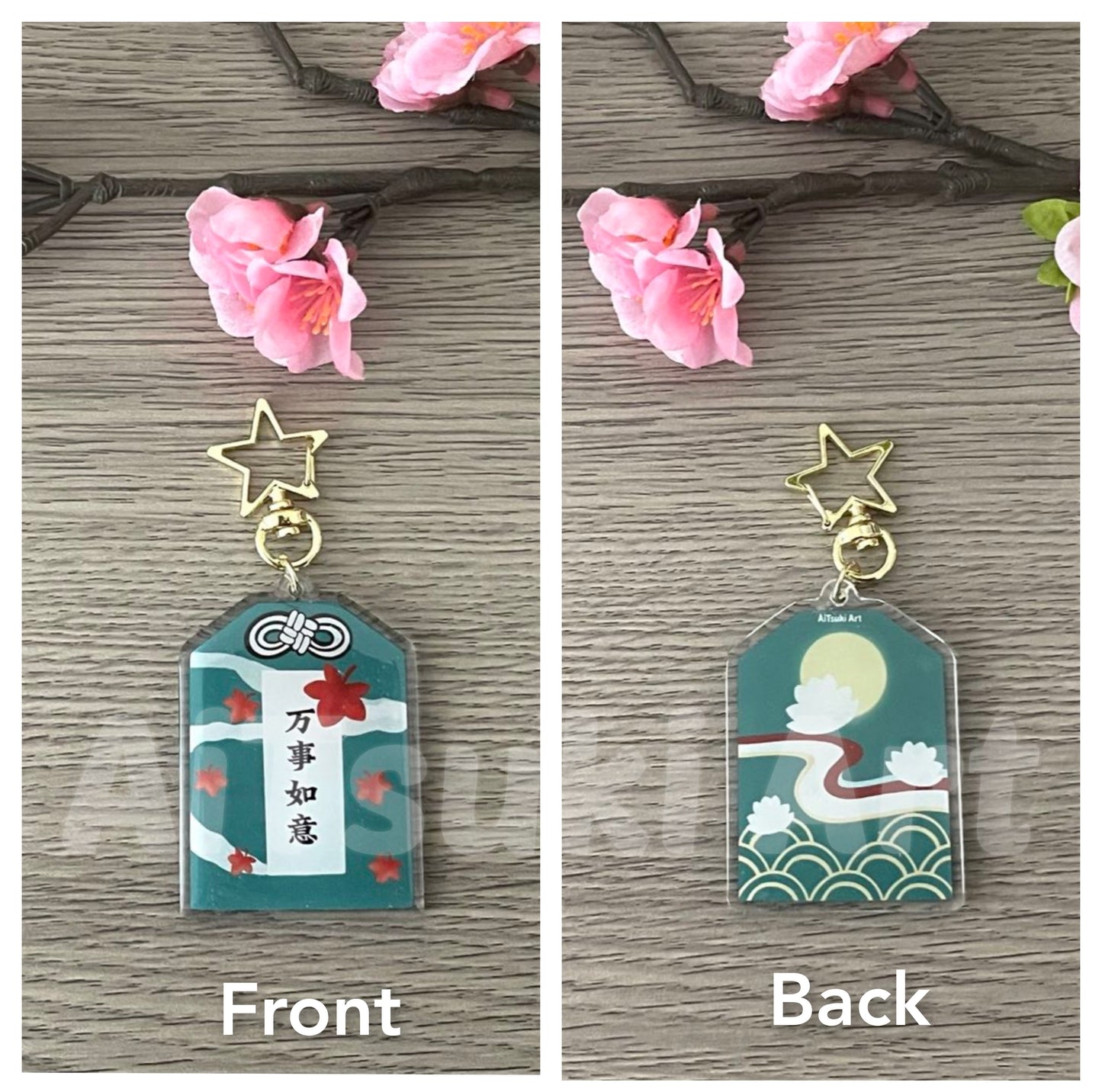 Omamori Charm Acrylic Keychains