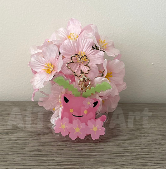Cherry Blossom Hoppip Keychain/ Sticker