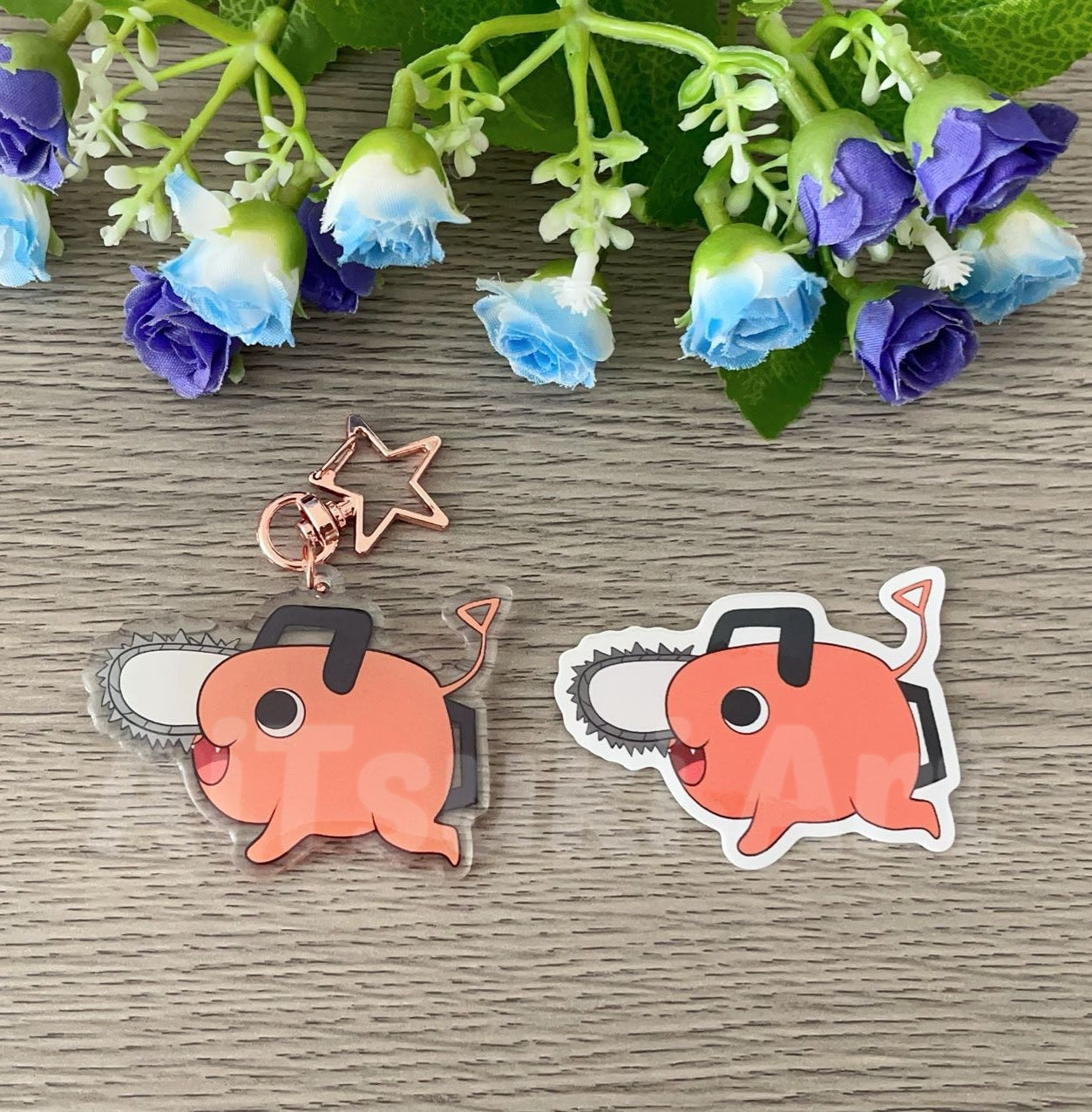 Pochita Keychain / Sticker