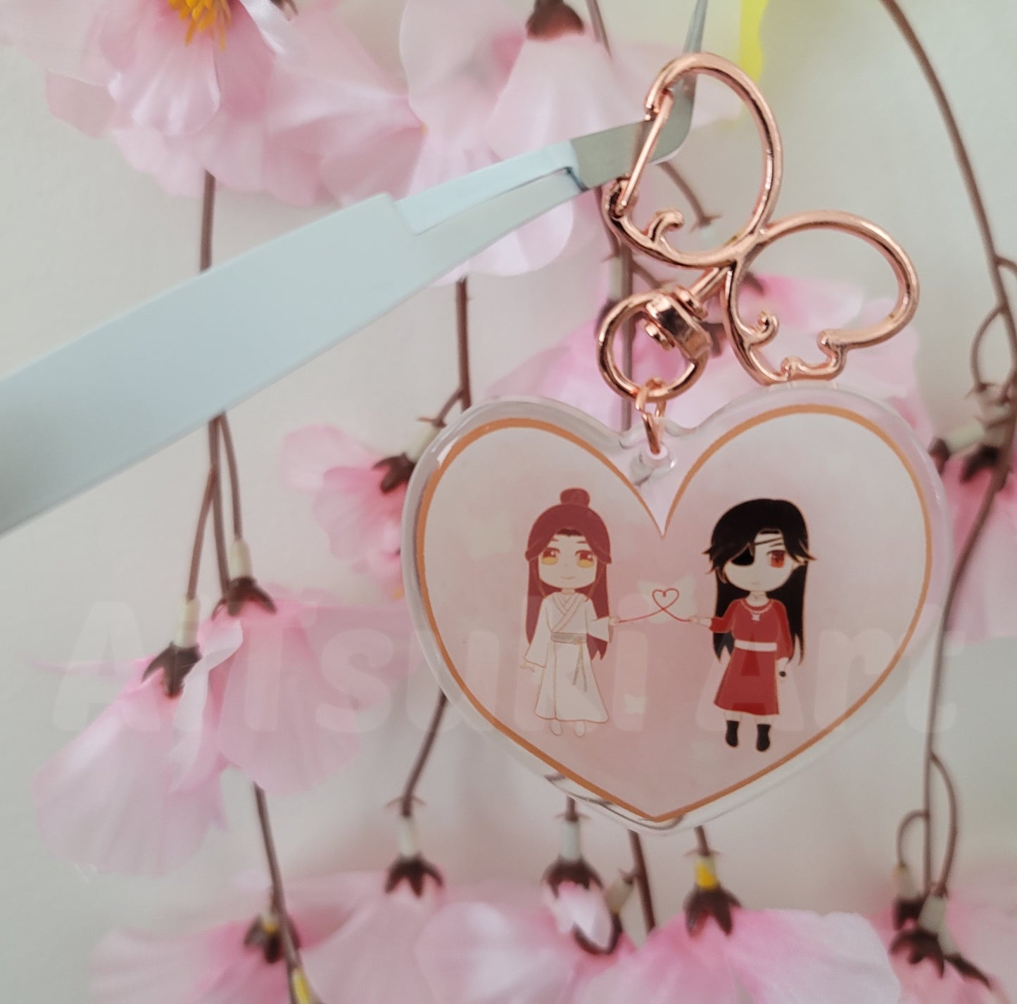 Heart Hualian Keychain