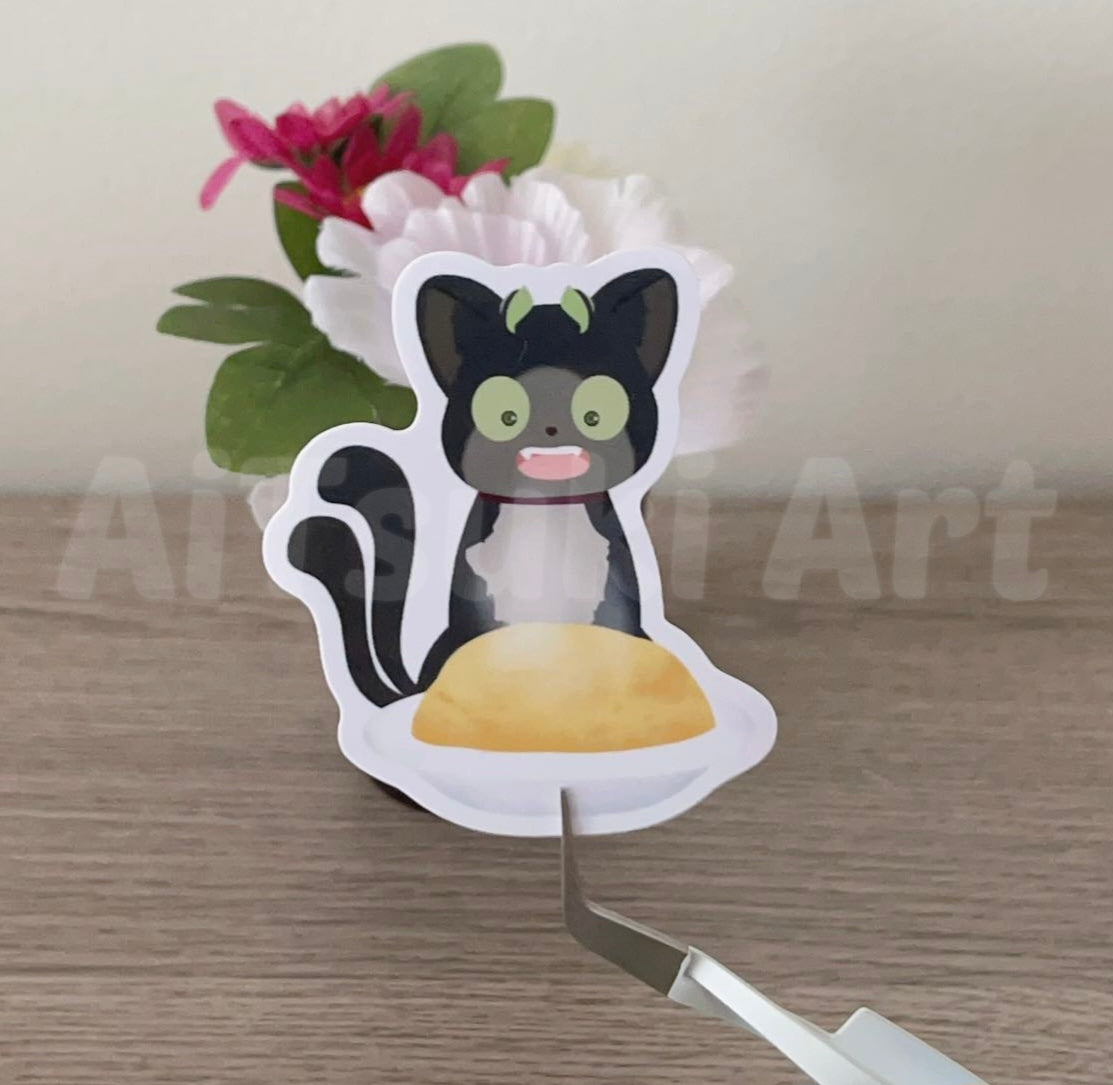 Kuro's Meal Time Keychain / Sticker