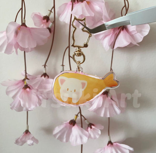 Neko Tempura Keychain