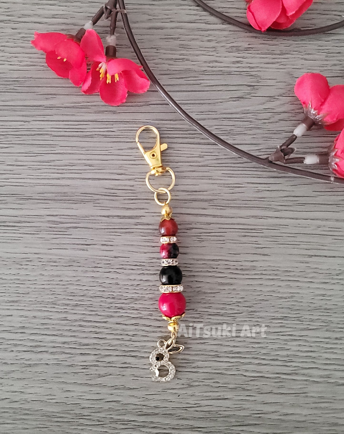 Crimson Bunny Charm