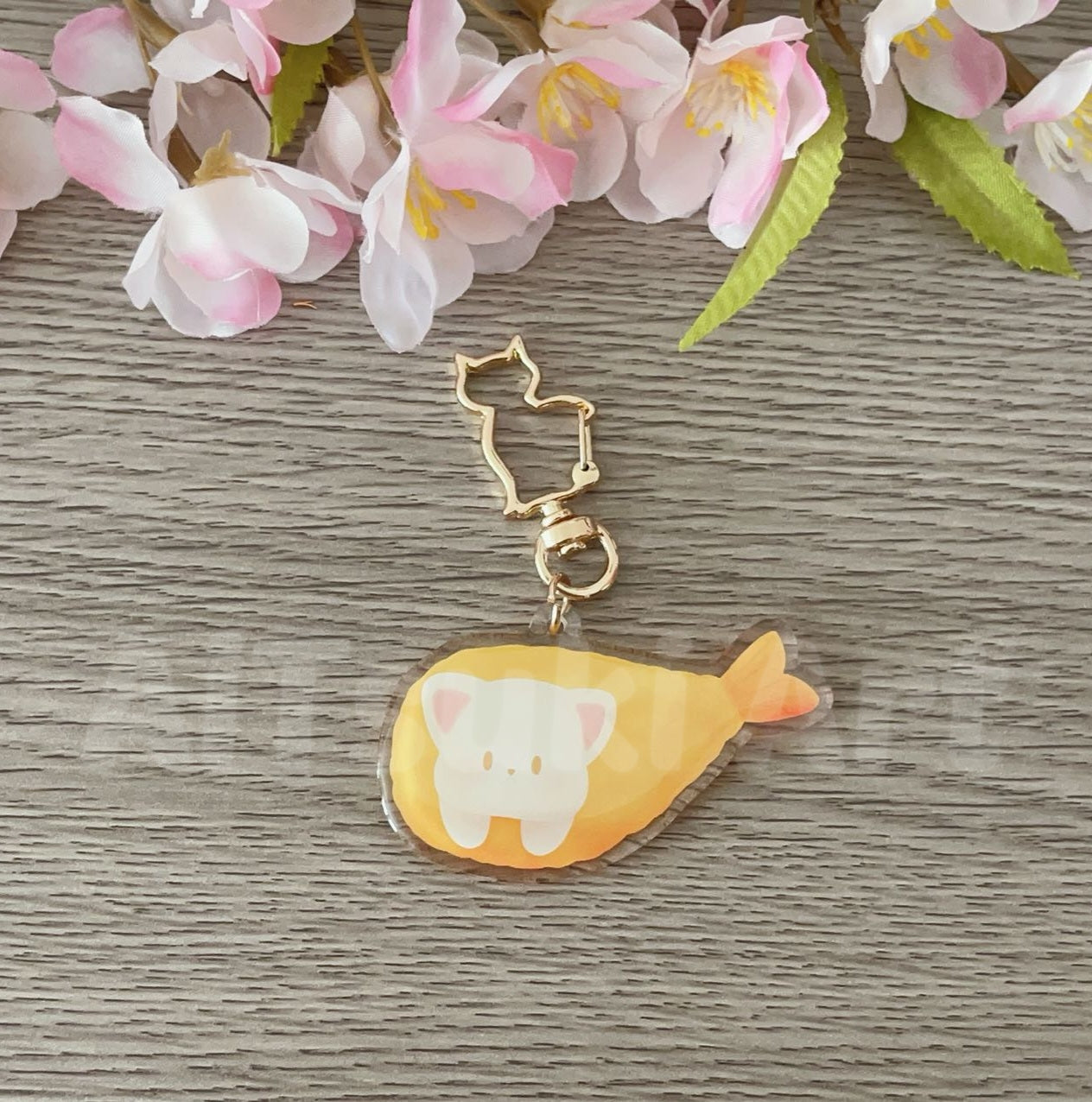 Neko Tempura Keychain
