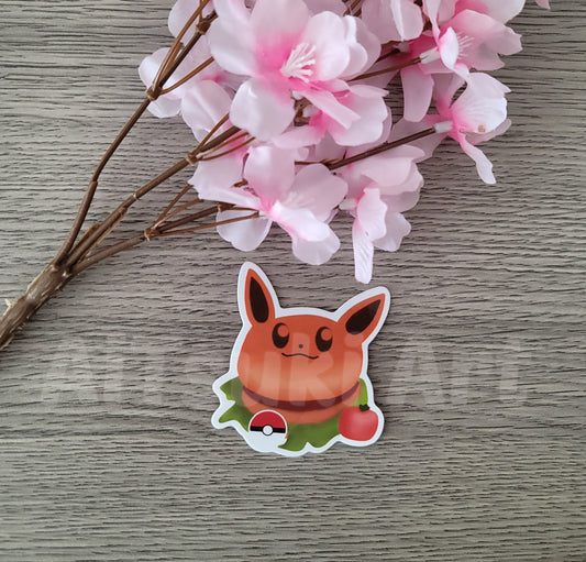 Eevee burger Vinyl Sticker