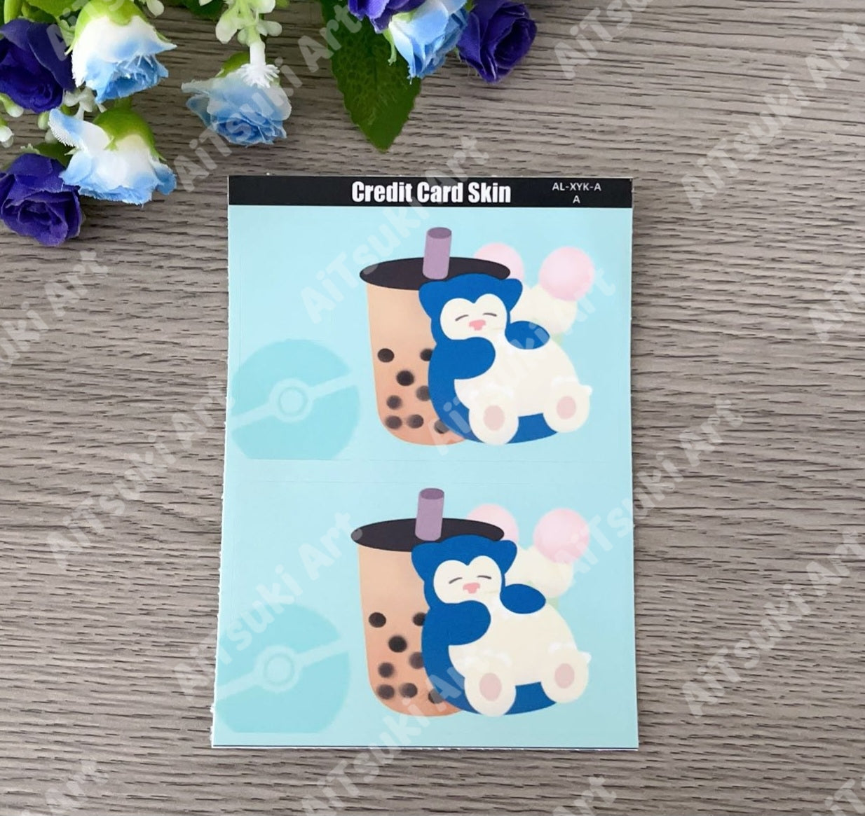 Snorlax Credit Debit Card Skin Sticker