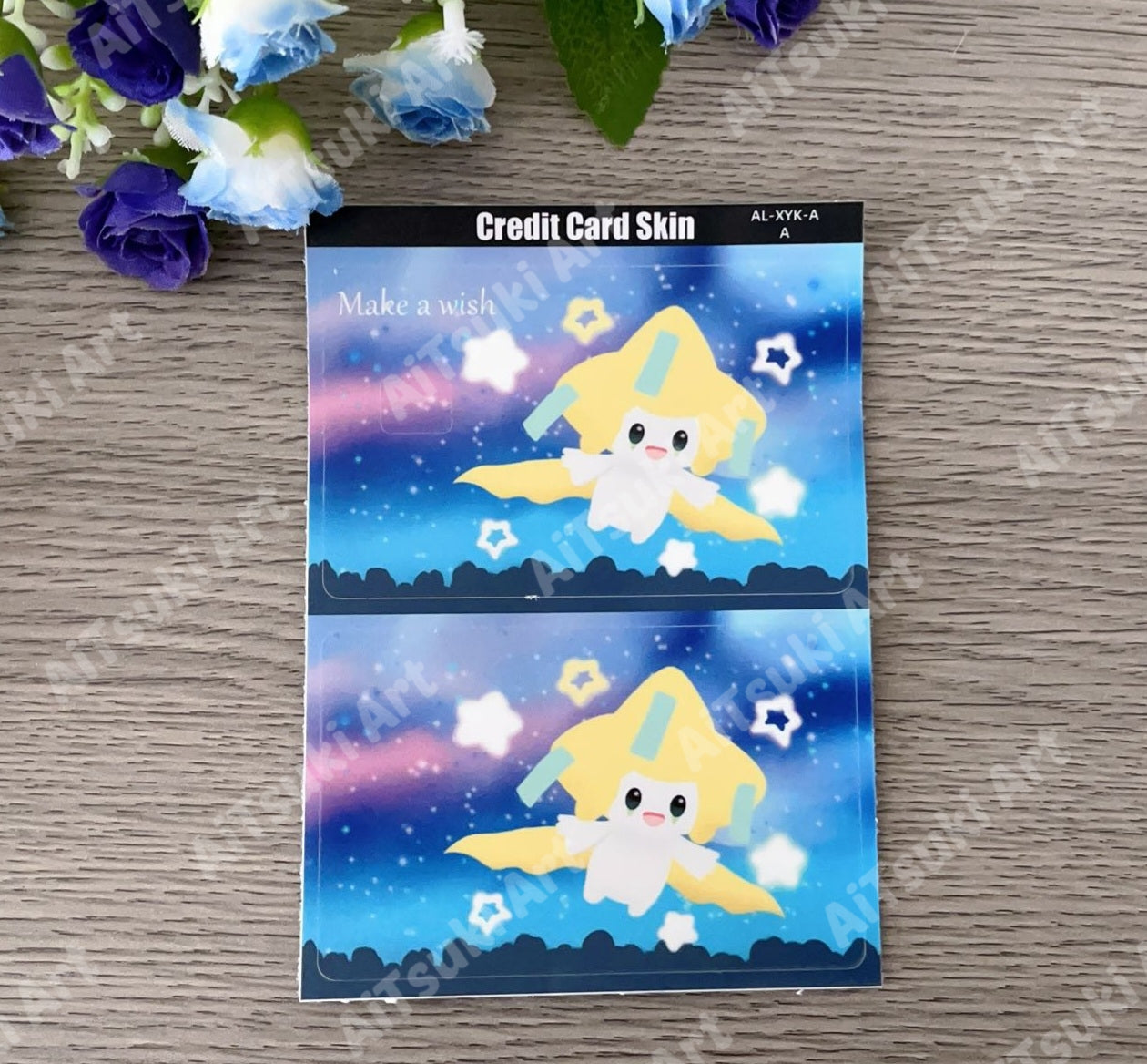 Jirachi Credit Debit Card Skin Sticker