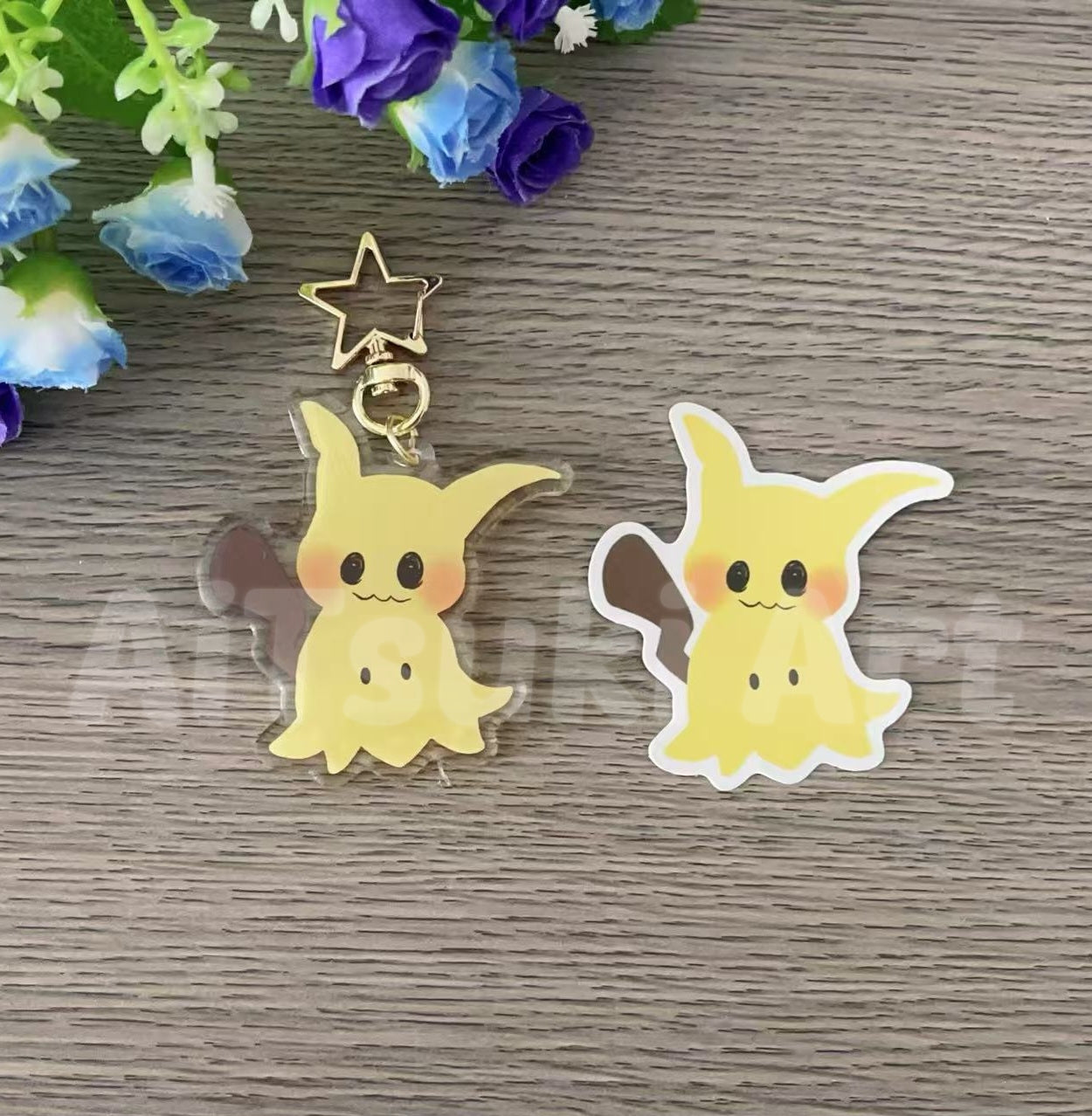 Mimikyu Sticker/ Keychain