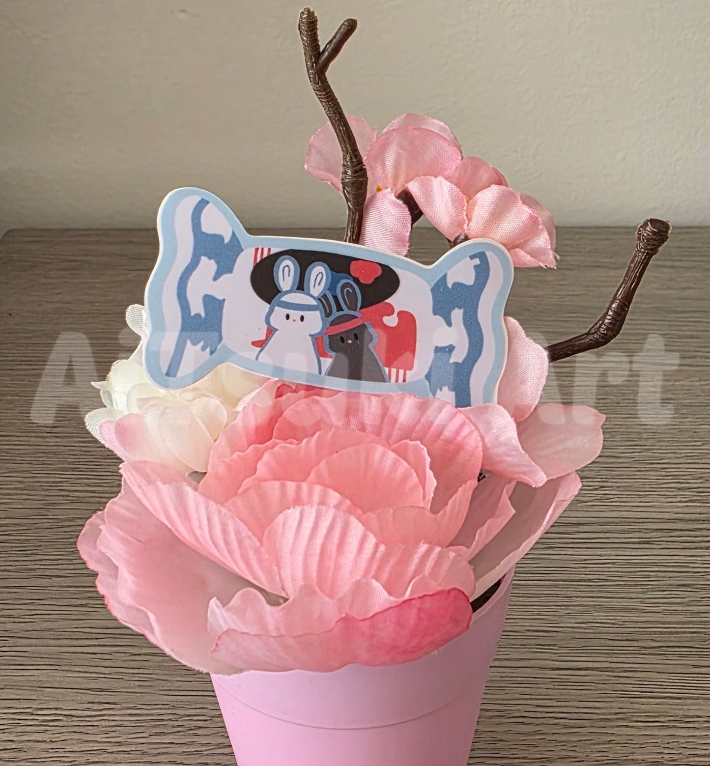 MXTX White Rabbit Candy Sticker/ Keychain