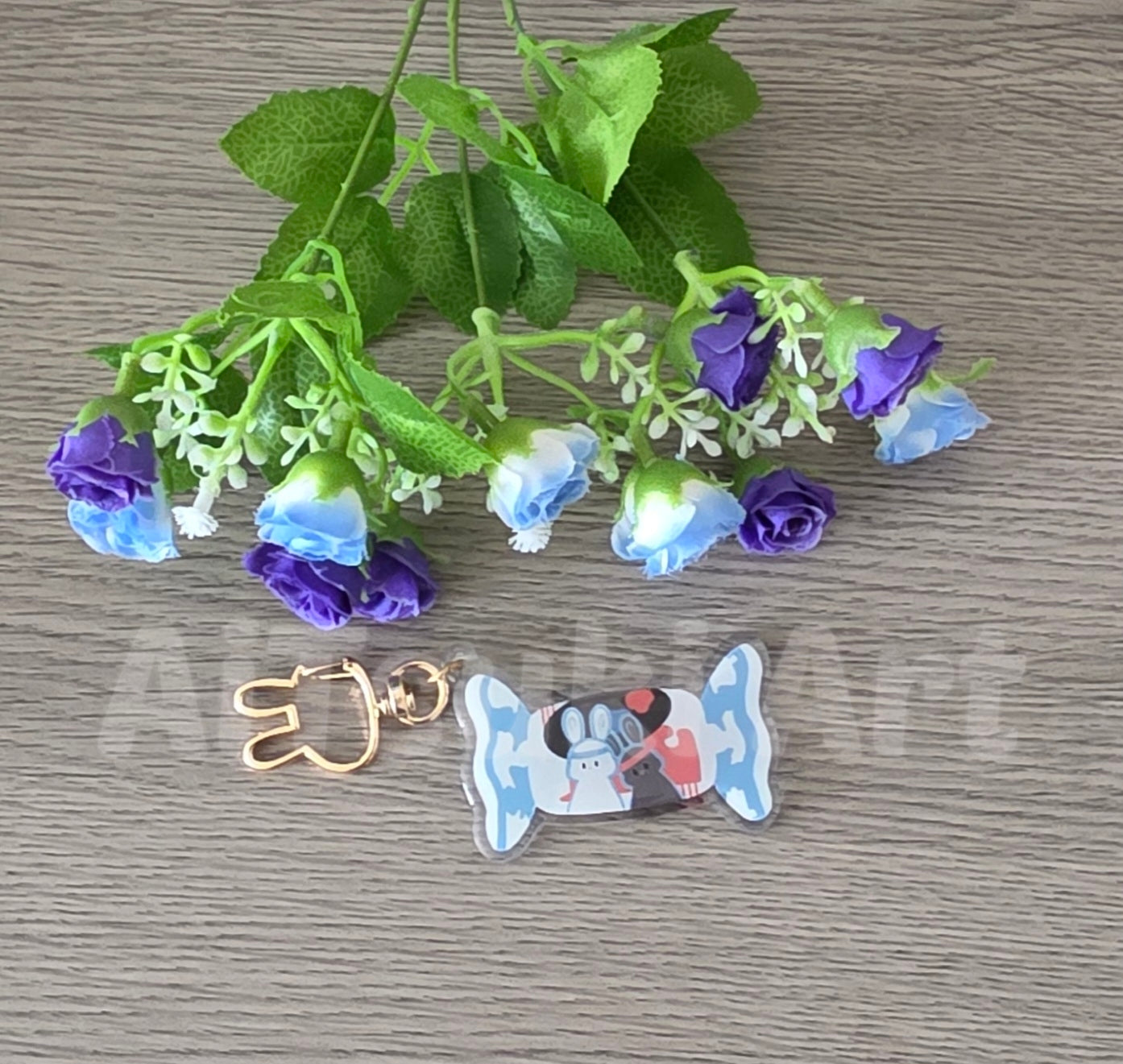 MXTX White Rabbit Candy Sticker/ Keychain