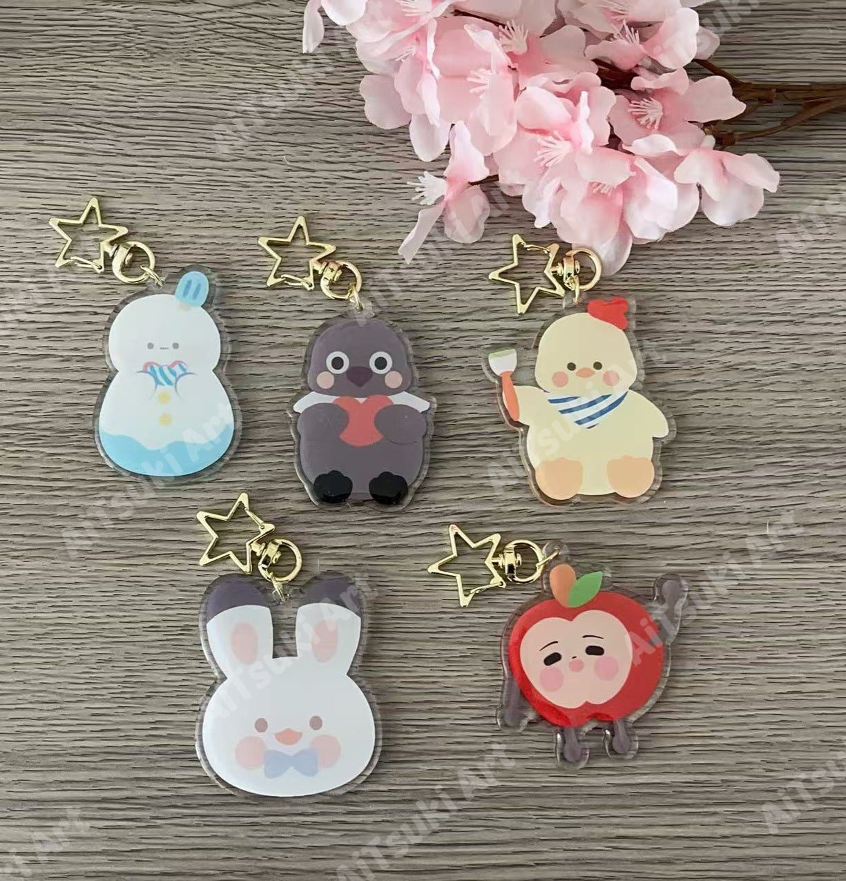 Love and Deepspace Mascot Keychains