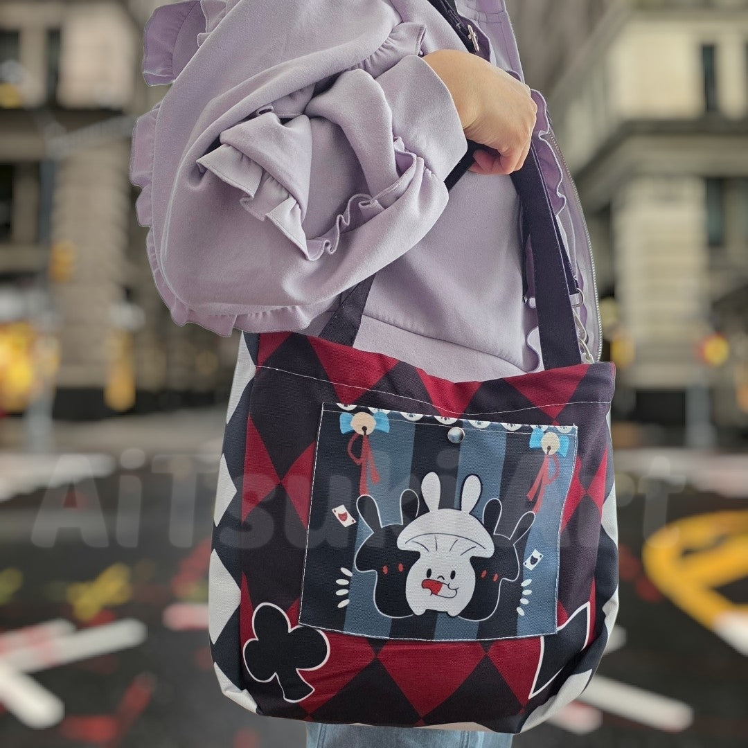 Sparkly Rabbit and Fire Shroom - 2 Way Tote Bag