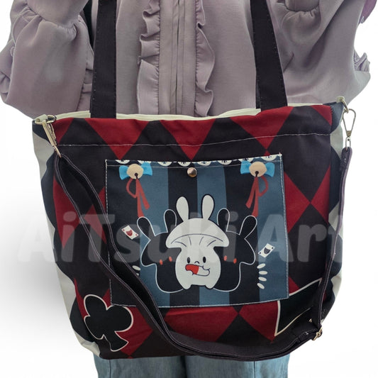 Sparkly Rabbit and Fire Shroom - 2 Way Tote Bag