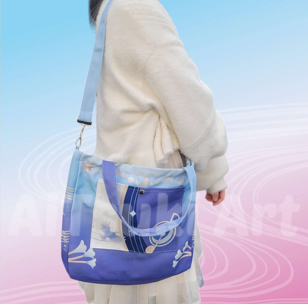 Musical Notes - 2 Way Tote Bag