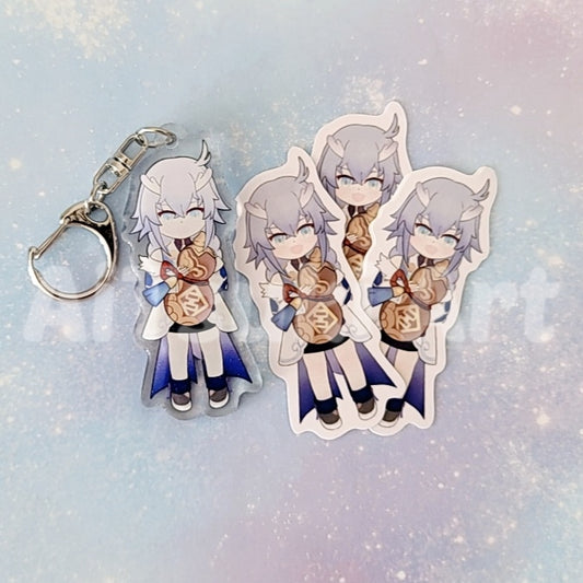 Honkai Star Rail Bailu Keychain/ Sticker