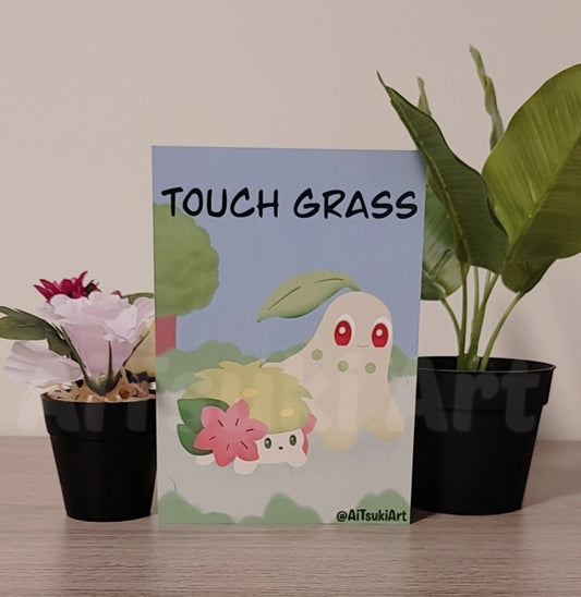 Touch Grass Print