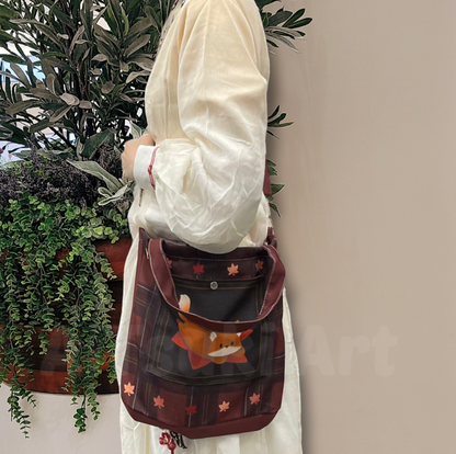 Maple Fox - 2 Way Tote Bag