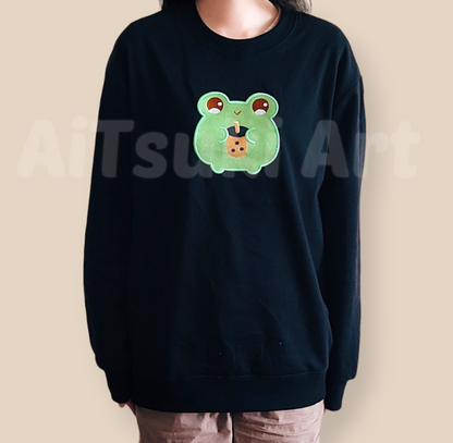 Boba Frog Crewneck