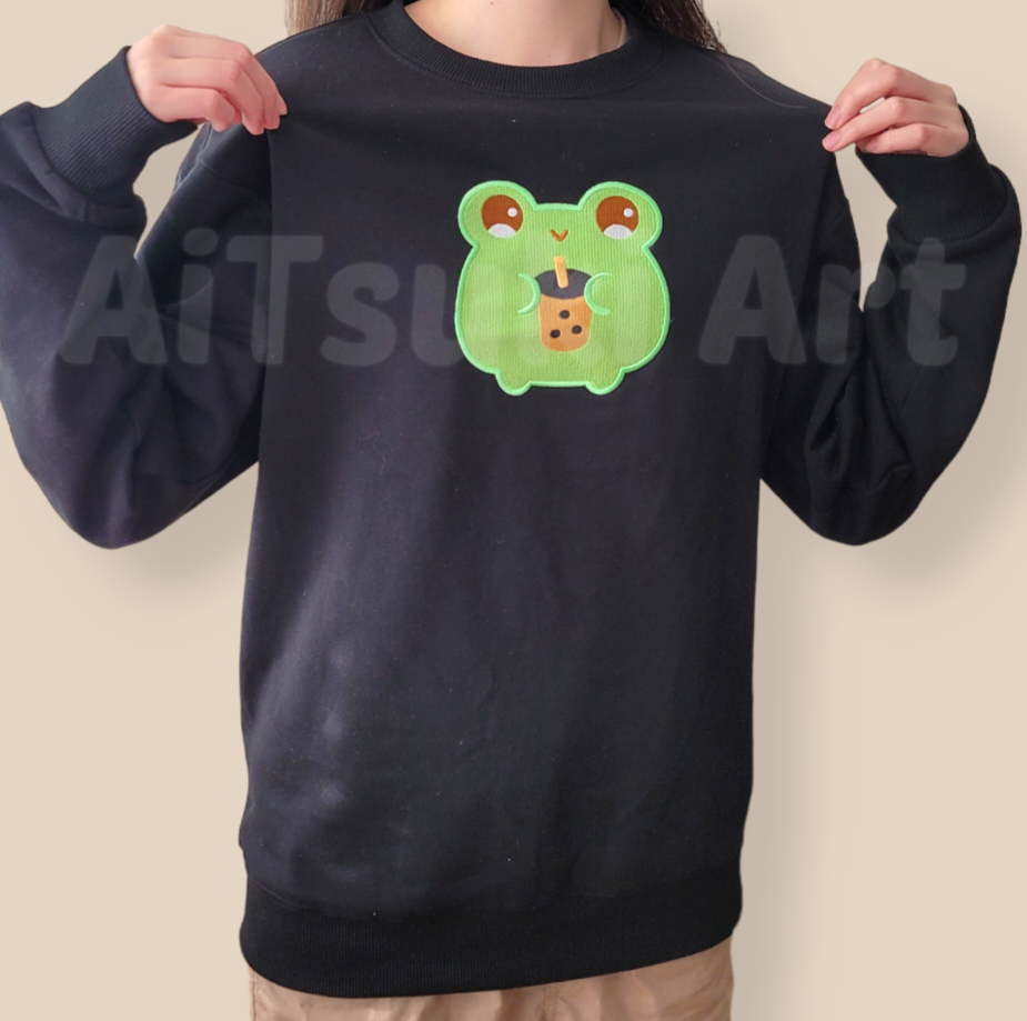 Boba Frog Crewneck