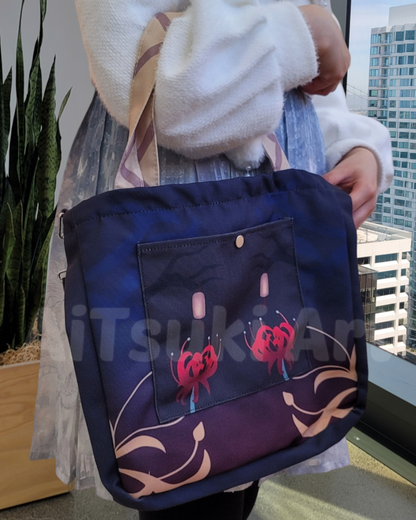 Red Spider Lily - 2 Way Tote Bag