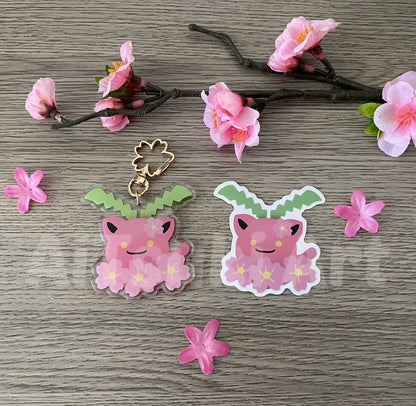 Cherry Blossom Hoppip Keychain/ Sticker