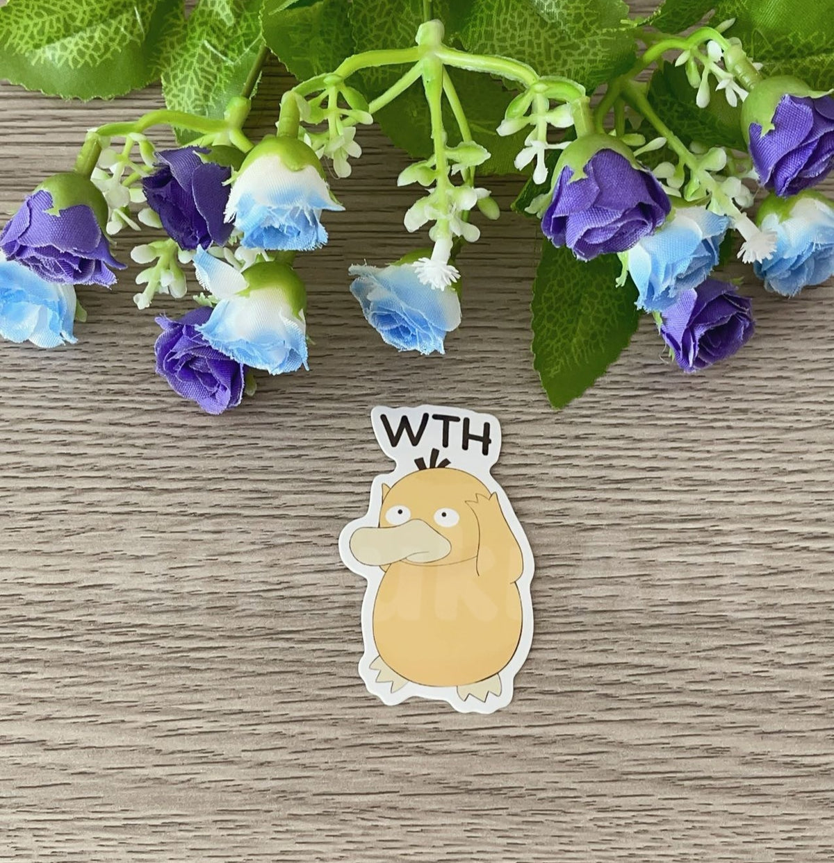 Wth Sticker WTH Psyduck Vinyl Sticker – AiTsuki