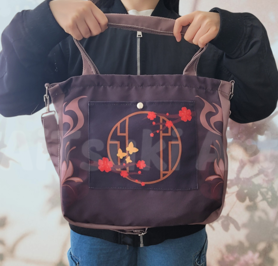 Red Plum blossom - 2 Way Tote Bag