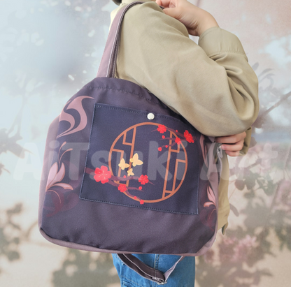 Red Plum blossom - 2 Way Tote Bag