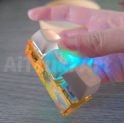 Dim Sum Keycap Fidget Keychain (4 Keys)