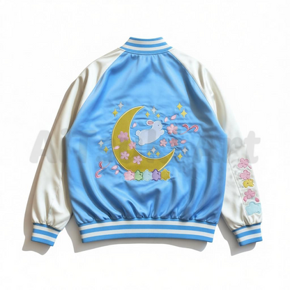 Sweet Sakura Bunny Bomber Jacket