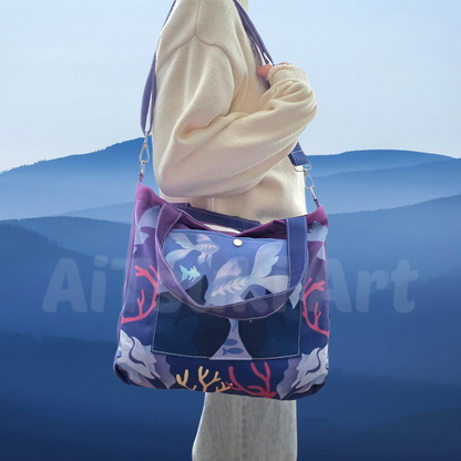 Deep Sea - 2 Way Tote Bag