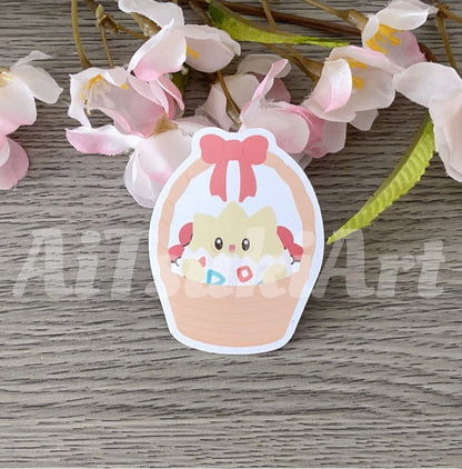 Basket Togepi Keychain/ Sticker